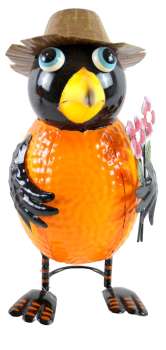 Preview: Entzückender Rabenmann Flori ca. 32 cm - Dekofigur